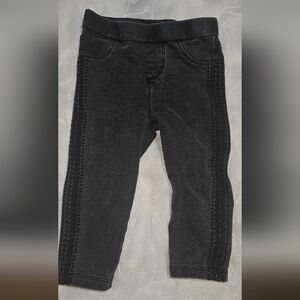 Koala Kids 6-9 Months Black Jeggings